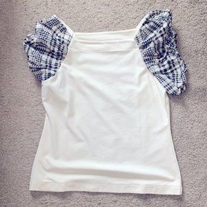 Ann Taylor Puff Sleeve Top